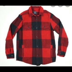 Abercrombie & Fitch Buffalo Plaid Shirt Jacket